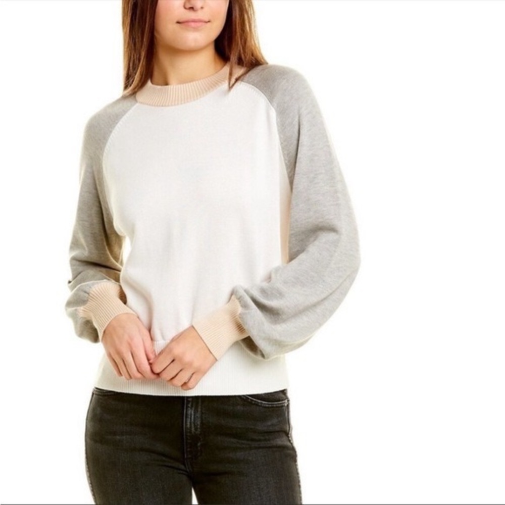 Monrow x Revolve Colorblock Sweater